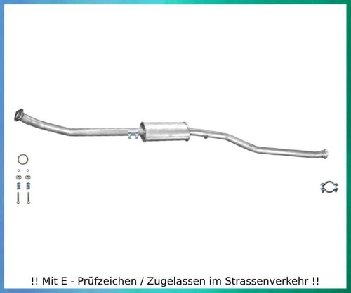 Mittelschalldämpfer für