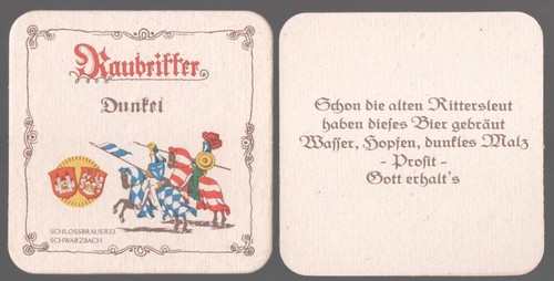 Alter bierdeckel raubritter - alter,