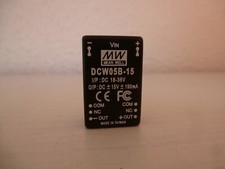 1PCS Mean Well DCW05B-15 5W 18 ~ 36V to ± 15V0.19A 190mA
