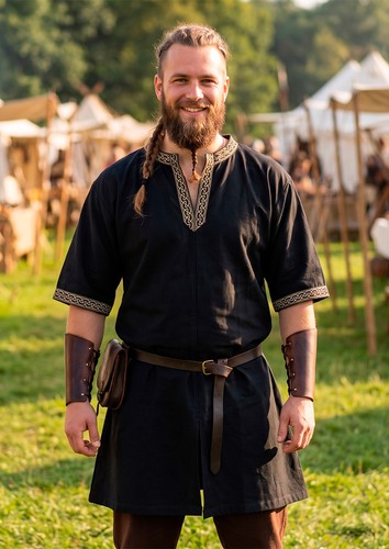 Klassische wikinger tunika - wikinger,