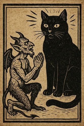 Mittelalter teufel schwarze - mittelalter,