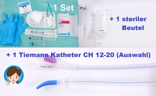 Silikon tiemann katheter - silikon,