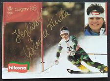 4473 Jolanda Kindle Liechtenstein Ski Alpin Autogrammkarte original signiert