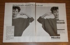Seltene Werbung MIELE G 542i Geschirrspüler - Alle Geschirrspüler gleich? 1985