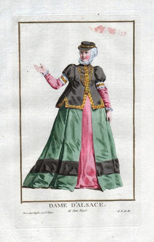 1779 elsass alsace frau woman - 1779,