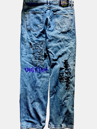 Bershka 90s wide jeans herren - wide,