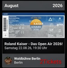 Roland Kaiser Open Airs Sommer