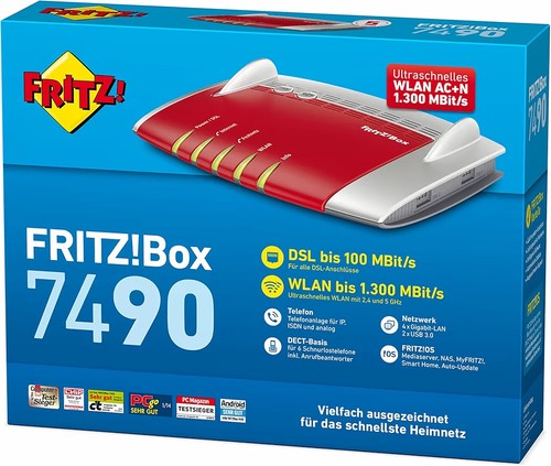 Avm fritzbox 7490 vdsl adsl - fritzbox,