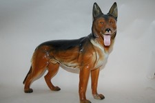 Hund großer Schäferhund  stehend hechelnd 31 / 38 cm Apel Kronach