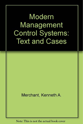 Modern management control - modern,