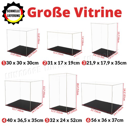 Große vitrine acryl - große,
