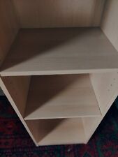 4 Holzregale mit je 2 Einlegeböden, Buche, guter Zustand, H90xB30xT30cm