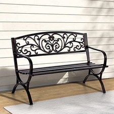 Gartenbank metall sitzer - gartenbank, 3-sitzer