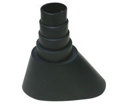 Gummimanschette Mastmanschette für Antennenmaste von 38mm bis 60mm in Schwarz 