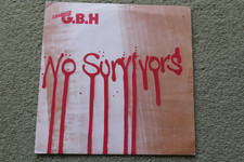 GBH – NO SURVIVORS 7″ – Nr MINT/EXC+ UK 1982 PUNK