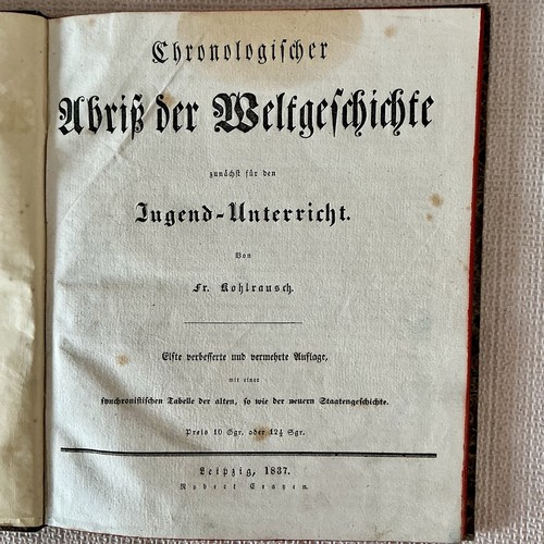 Chronologischer abriß der - abriß,
