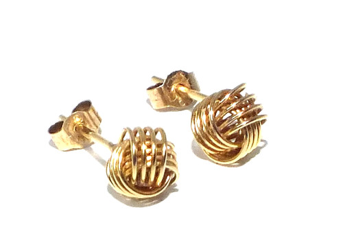 Damen ohrstecker 9ct karat - ohrstecker,