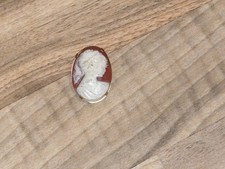 Vintage Brosche mit Einer Kammee/alte Brosche Handgefertigt/Tolles Design