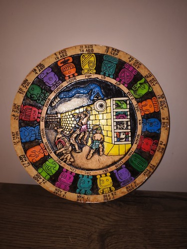 Maya kalender wandrelief - maya-kalender,