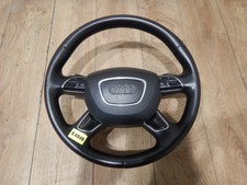 Leder Lenkrad Audi A8 4H 4H0419091AB mit Airbag 4H0880201R Original