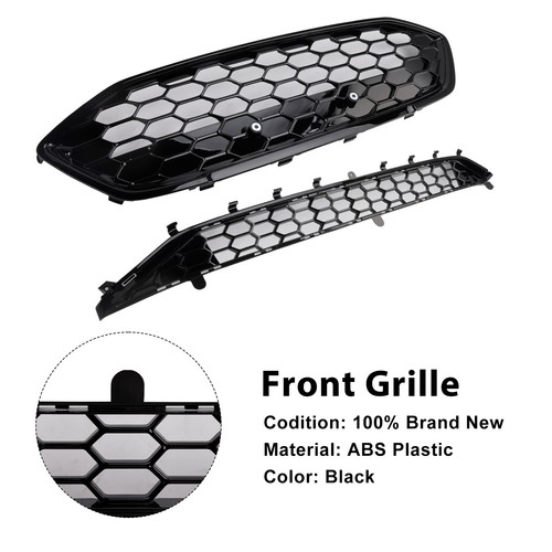 Style black front bumper - st,