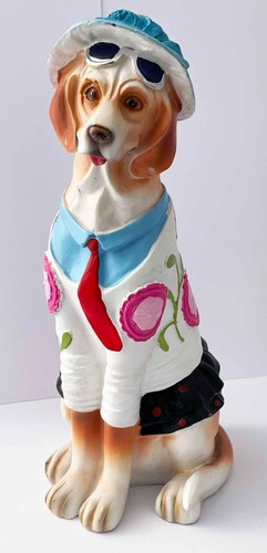 Dackel dame spardose gimmick - dackel,