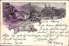 Künstler Ak Obernhof im Rhein Lahn Kreis, Arnsteiner Mühle und... - 10099884