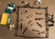 playmobil western farm Rinder mit Pferdeanhänger
