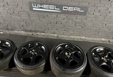 Porsche 996 911 Turbolook 2 Felgen Rim Set 8+11 X 18 ET45 4S TURBO Hohlspeichen