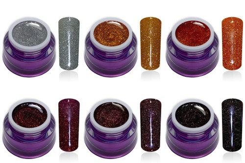Glitter farbgel herbstfarben - farbgel,