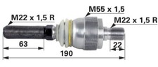 Axialgelenk deutz 3 30 - dx, 3.10