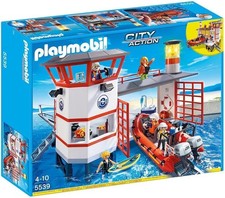 Playmobil City Action Küstenwachstation mit Leuchtturm 5539 Neu & OVP Rettungsst