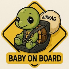 3X Baby On Board Car Decal