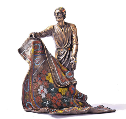 Bronze araber händler - bronze,