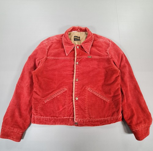 Wrangler herren cord jacke rot - jacke,
