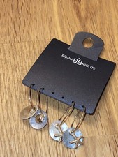 Ohrringe mit Perlmutplättchen Muschel Seestern Bijou Brigitte  - Modeschmuck