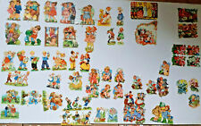 Vintage antik Sammlung Kinder Glanzbilder Oblaten Scraps Wunschbild super schön!