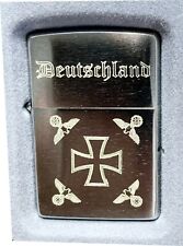 DEUTSCHLAND ZiPPO EK Reichsadler Parteiadler MIX  USA MARKEN-BENINZER chrom 