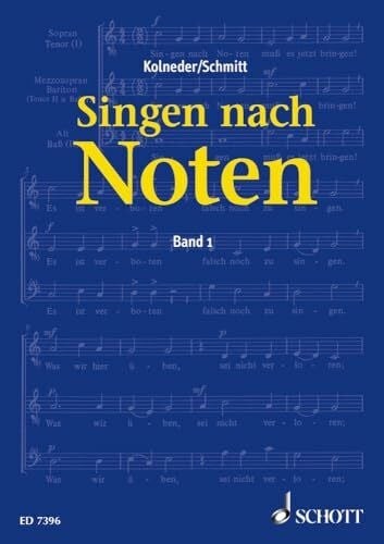 Singen nach noten praktische - noten:,