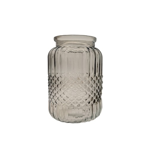 Glas vase braun - braun, cm