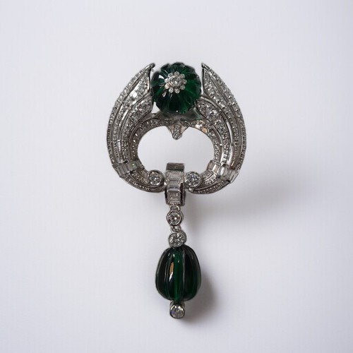 Art deco brosche - art,