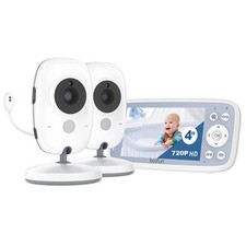 Babyphone mit 2 Kameras VOX Nachtsicht Wireless Babyfon Temperaturüberwachung