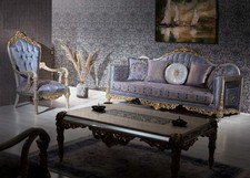 Barock Sofa Chesterfield 3+1