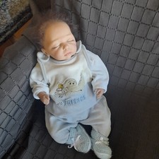 Puppe Reborn Schlafender Angelo by Linde Scherer