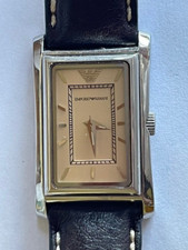 Emporio Armani  Uhr Damen AR 0153 orig. Lederarmband