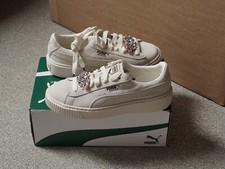 PUMA Suede Platform Sneaker Damen beige 38,5