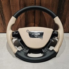 MAN Lenkrad NEU mit Leder BEZIEHEN .2-farbig. Tausch.  TGA TGS TGL TGX u.a.