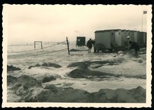 Umkleidewagen am Strand - Foto