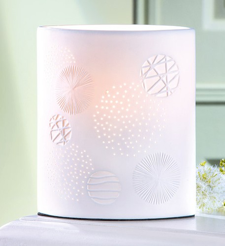 Gilde porzellan lampe ellipse - lampe,