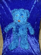 IKEA Allenby Zottel Bär Blau 47/33 cm Kuscheltier Stofftier Plüschtier